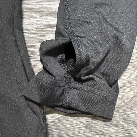 Head Pullover Size Small Rebel Quarter Zip Midlayer Black Thumb Holes Activewear - Picture 7 of 8